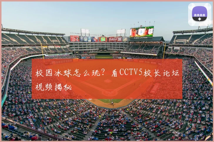 校园冰球怎么玩?看CCTV5校长论坛视频揭秘